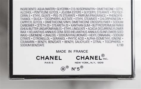 chanel no 5 perfume ingredients